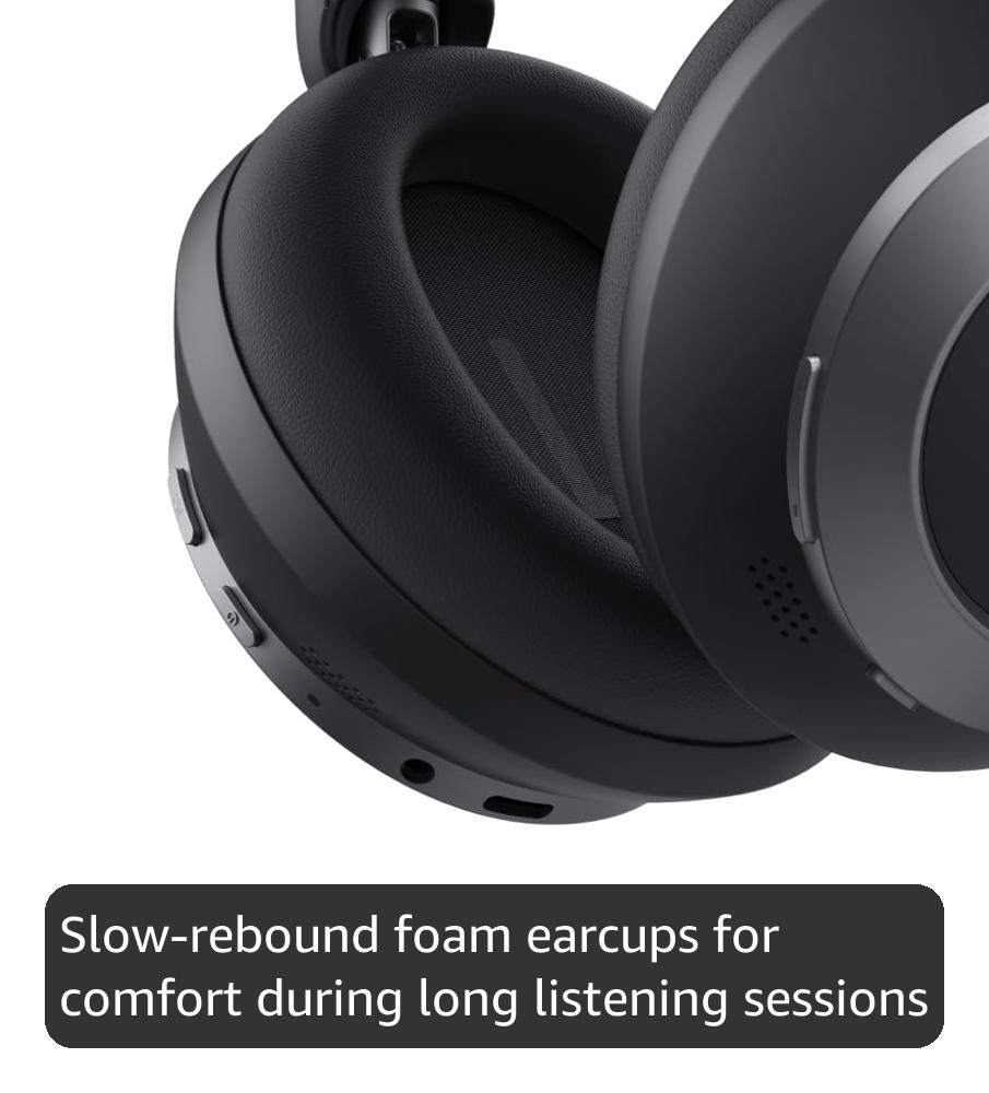 Amazon.com: Soundcore Space One Pro, FlexiCurve Over-Ear Headphone
