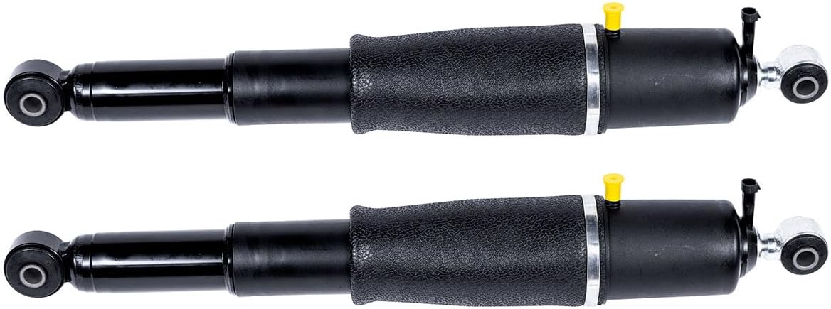 MOTORHEAD AUTO Rear Air Suspension Strut Shock Pair, Direct OE Replacement for 2000-2014 Cadillac Escalade 88965338 88965458 Assembled in UK