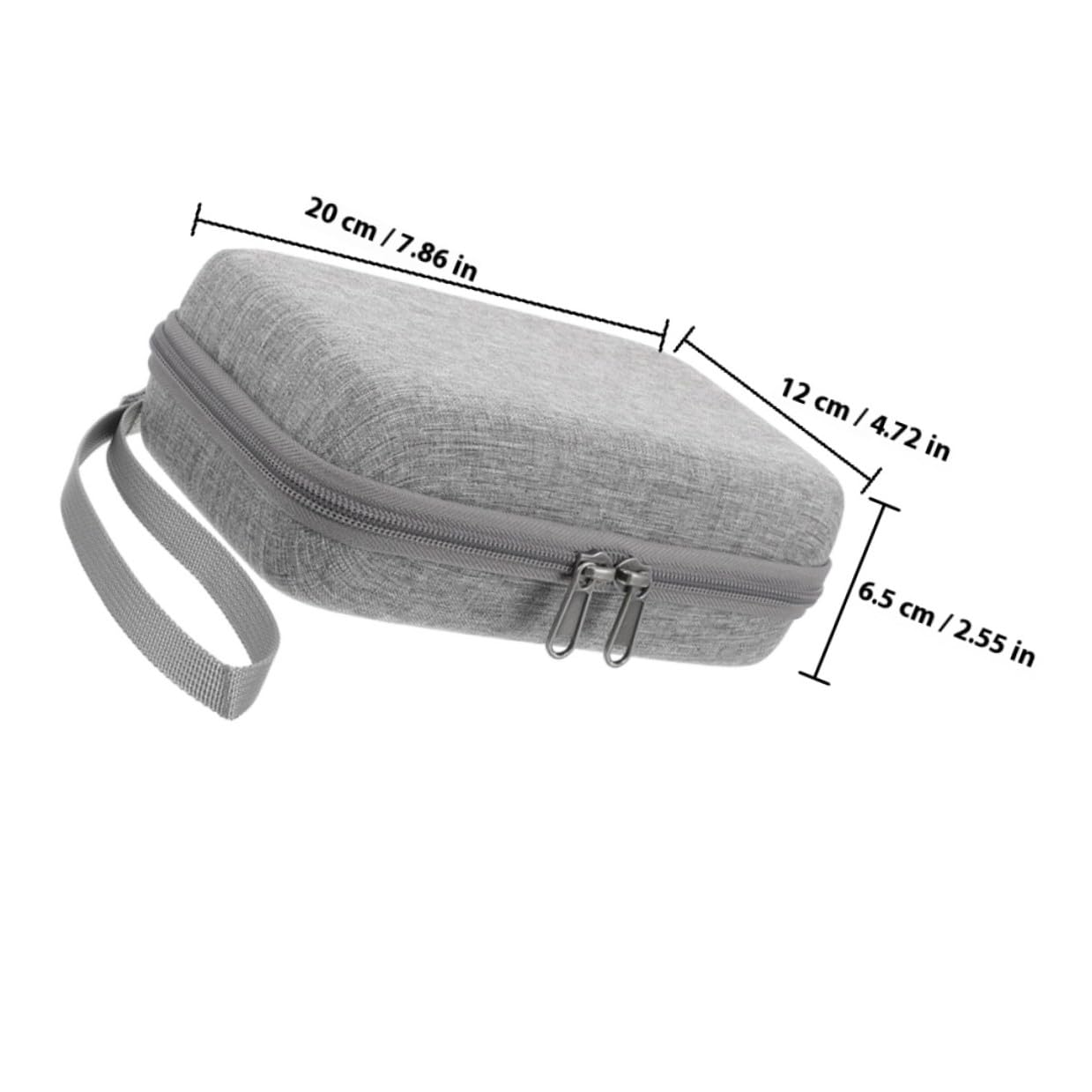 Hohopeti 2 Stück Tragbare Kleiner Kosmetikkoffer mit Henkel Große Kapazität Stilvolles Design Nylon und Schwamm als Organizer für Kosmetikutensilien Reisen
