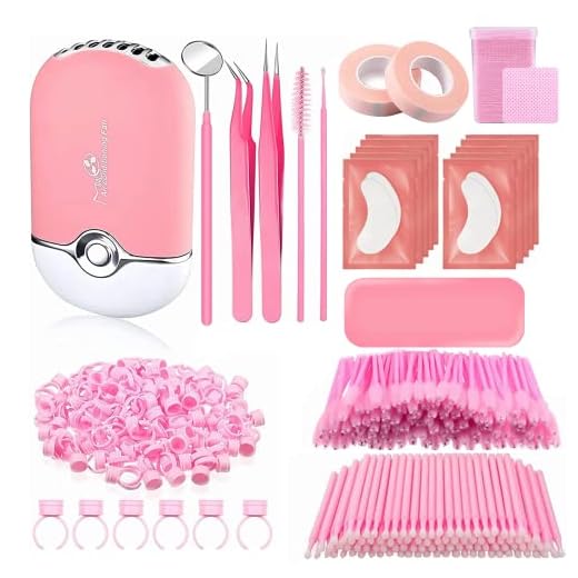 MeYuxg Accessoires Extension de Cils, Faux Cils Greffe DéMarrage Kit Avec Outils Nécessaires pour La Greffe de Cils pour Débutants La Pratique Du Maquillage, Salon de Formation
