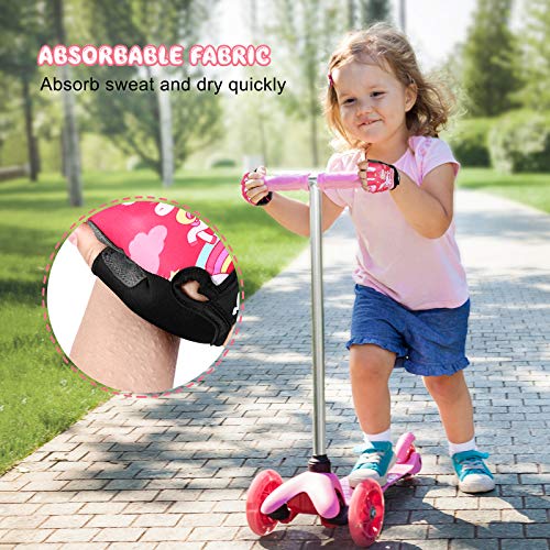 ABOOFAN MOVTOTOP 1 par de luvas de equitação infantil Luvas dedos antiderrapantes e respiráveis ??Lu