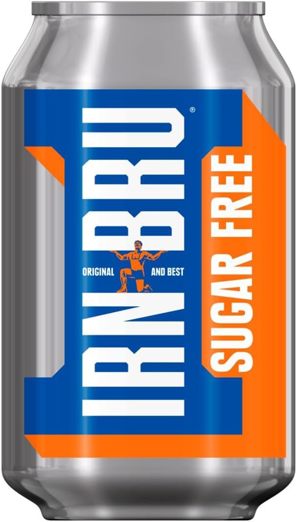 Sugar-Free Diet, 24 Pack Zero No Sugar & Low Calorie Fizzy Drinks Multipack Cans - 24 x 330ml Cans