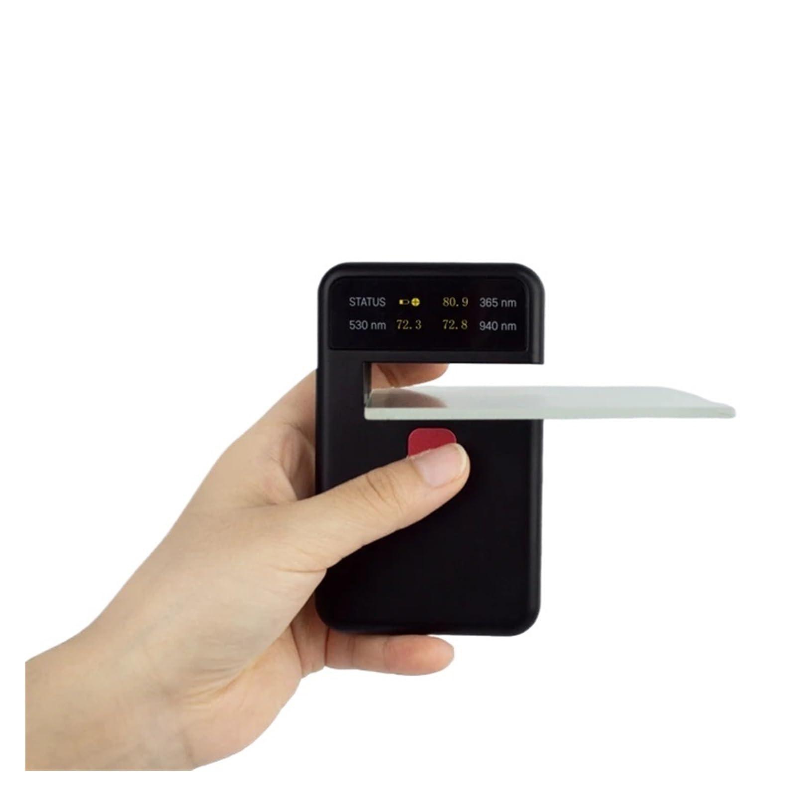 UV-Messgerät, Tragbarer Transmissionstester CT-23, UV-, VL- und IR-transmissionsmesser, Testnauigkeit ± 2%, for Solaolie, Agraolie, Fenster,Kalibrierte Messwerte