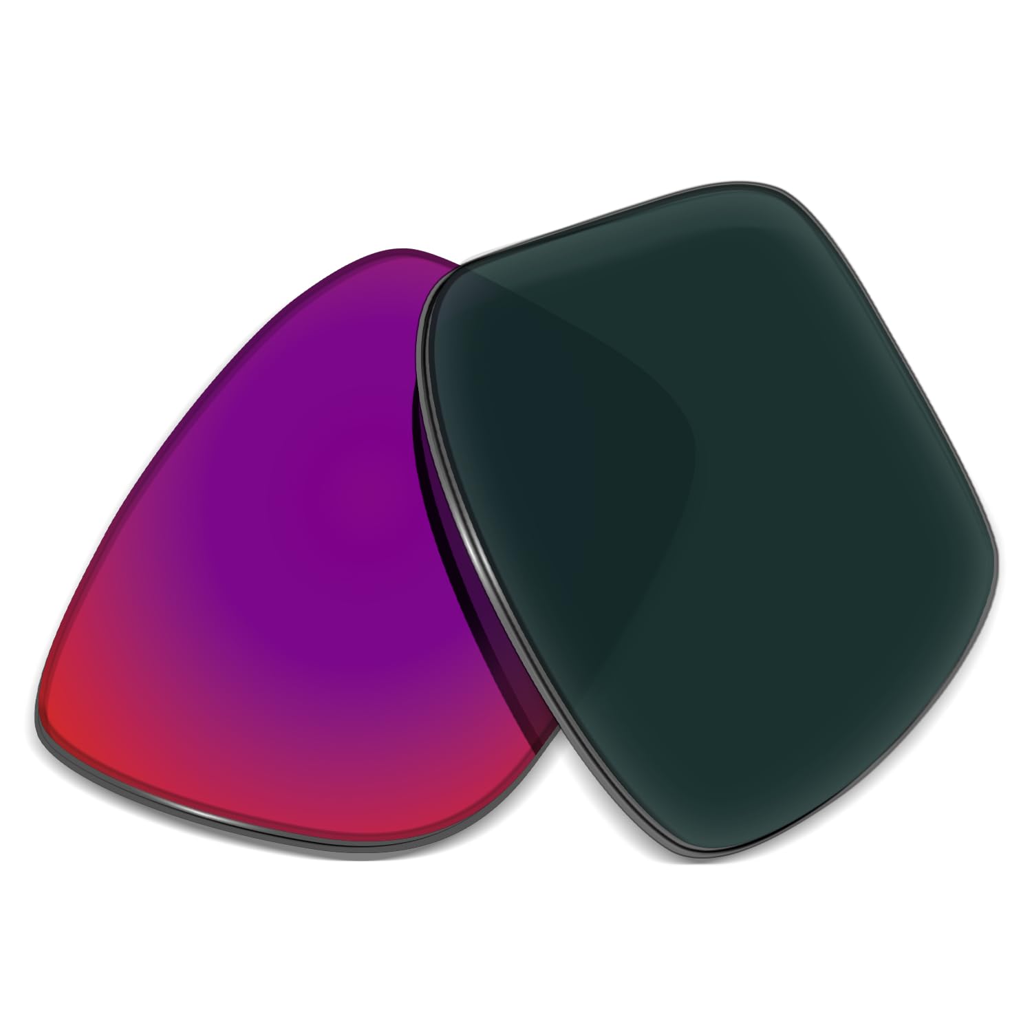 Lentes de repuesto de 1,5 mm compatibles con gafas de sol Oakley Holbrook Metal OO4123, antiarañazos y resistentes a los impactos