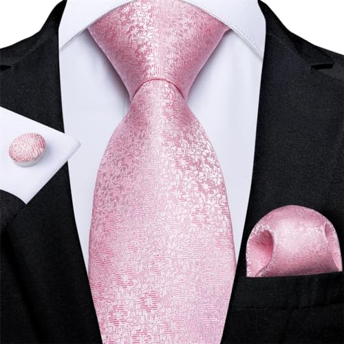 Set de corbata de seda para hombre diseño floral miniatura 3