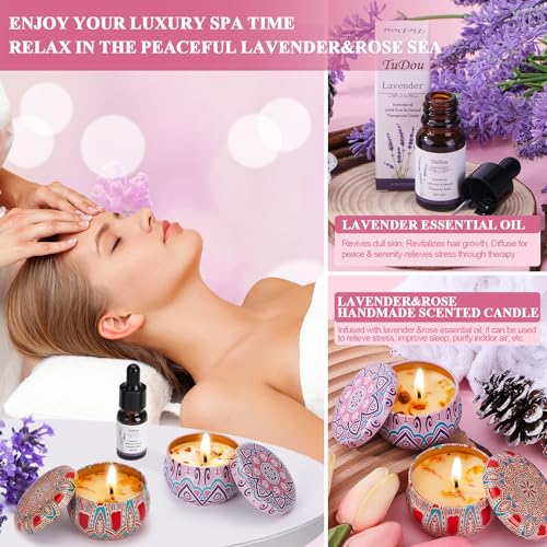 Birthday Pamper Gifts for Women, Happy Birthday Hampers Gift Box for Her, Female Relaxation Self Care Package Birthday Presents for Women Best Friends, Mum, Sister, Auntie, Birthday Basket Gift Ideas - Image 4