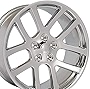 OE Wheels LLC 22 Inch Fits Chrysler Aspen Dodge Dakota Durango Ram 1500 RAM SRT Style DG51 22x10 Rims Chrome SET