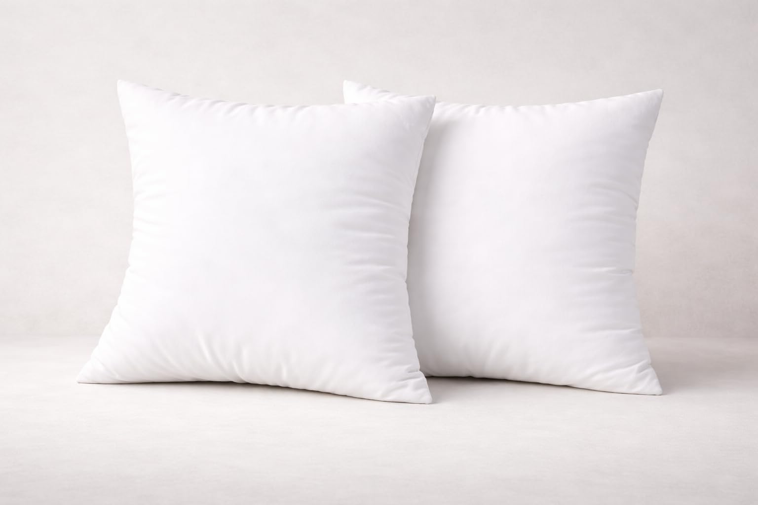 Chilimilii White Hotel Quality Hollow Fibre Cushion Pads, Inners, Inserts, Scatters, Hypoallergenic, Bounce Back Square Cushion Pads (2, 30X30 (75X75cm)