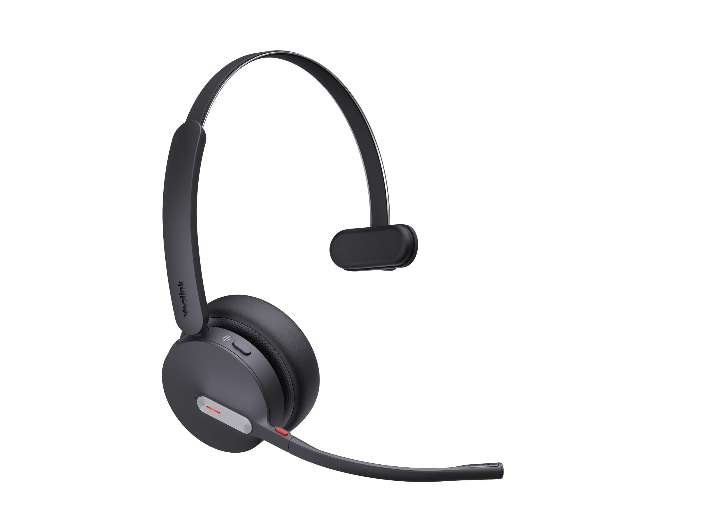 Yealink WH64 DECT und Bluetooth Mono UC Zoom Kabelloses Headset, 185 m Reichweite, EIN-Ohr-Arbeitskopfhörer mit 3-facher Geräuschunterdrückung, Klingelton, Büro-Headsets für Schreibtisch-IP-Telefon