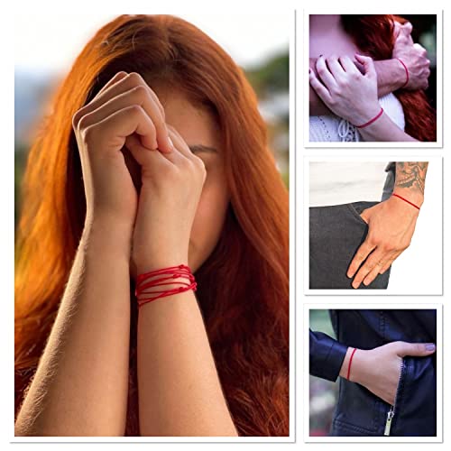 Red String Kabbalah Bracelet Protection Adjustable Cord String For Men And Women Teen Amulet Gift #TOP3