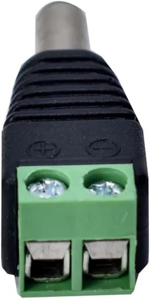 1/2/5Pair DC 5.5 * 2.1 MM 100W Connector DC12V DC24V Connector Male Female 12V Power Cord Solder Conversion DC(5 Pair)