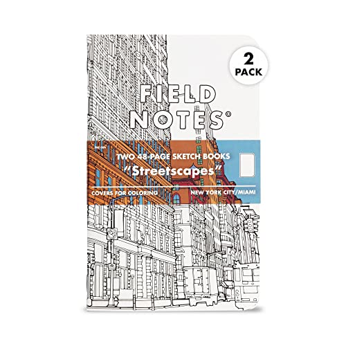 Carnet de croquis Field Notes Streetscapes New York City Miami