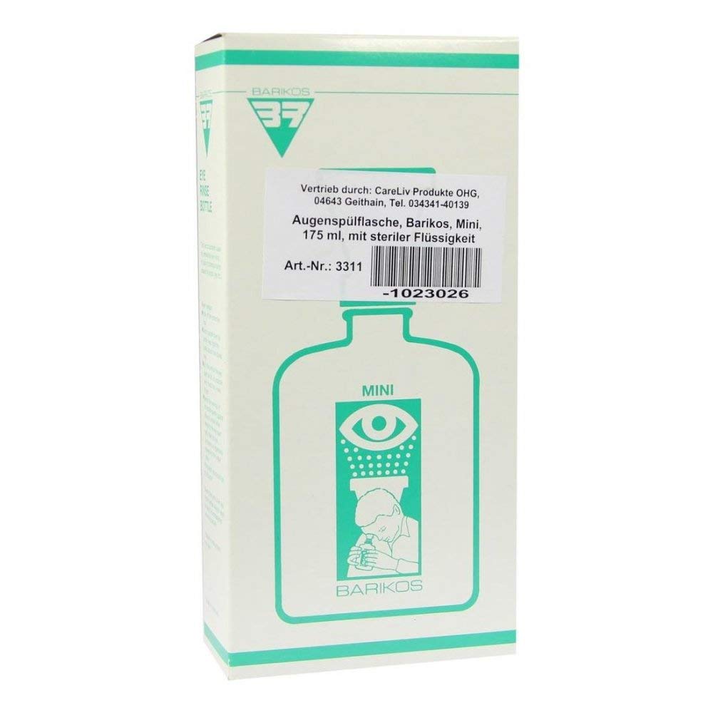 AUGENSPÜLFLASCHE Barikos mini m.ste.Flüssigk.175ml 175 ml