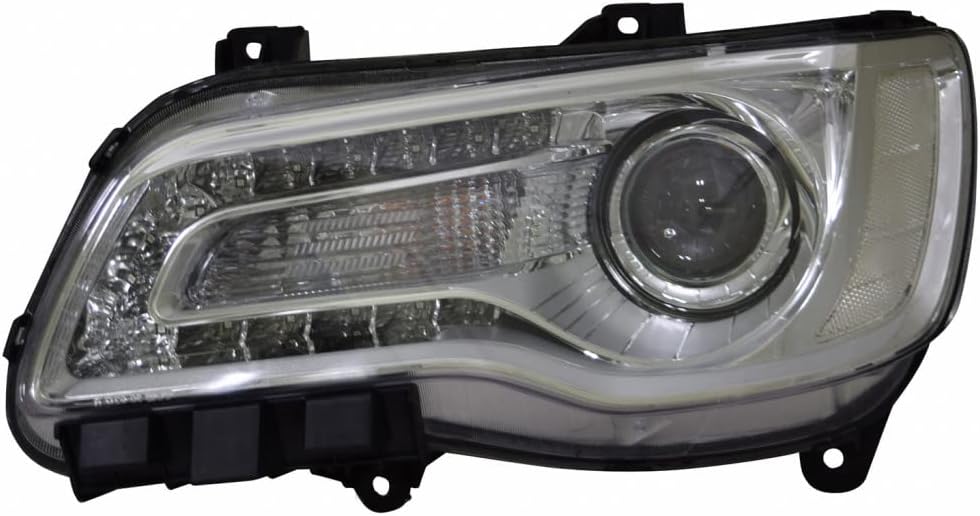 CarLights360 For Chrysler 300 Headlight 2015-2017 Driver Side | w/Bulbs | CAPA Certified | CH2502268 | 68196277AD