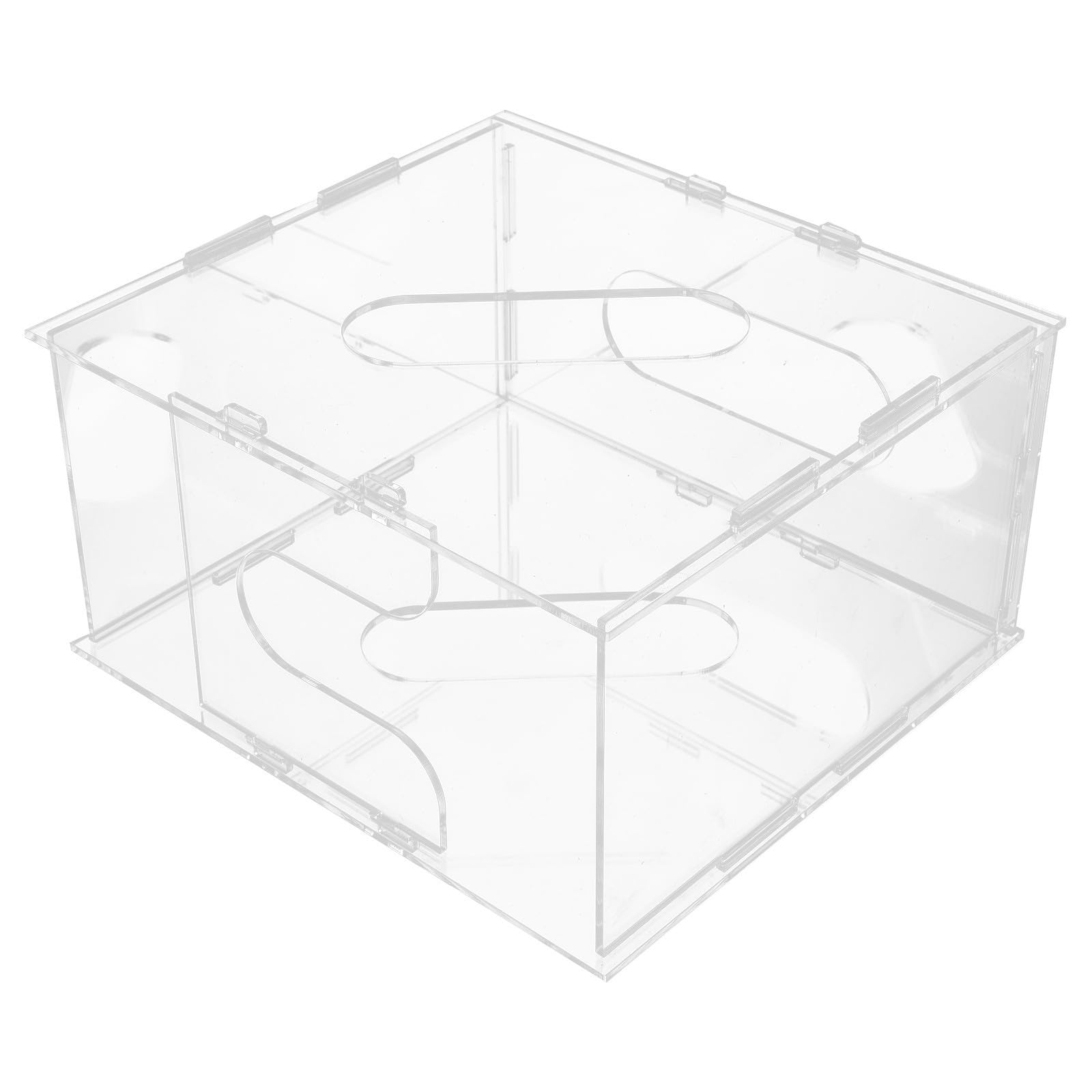 STOBAZA Gefrierorganizer für Muttermilchbeutel Aufbewahrungsbox für Muttermilch zum Einfrieren Acryl Transparent Tragbarer Griff Leicht zu Reinigen für Muttermilchbeutel und Lebensmittel