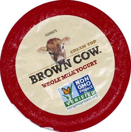 Brown Cow Cream Top Cherry Vanilla on the Bottom Whole Milk Yogurt 5 3 oz Cup - Creamy — view 9