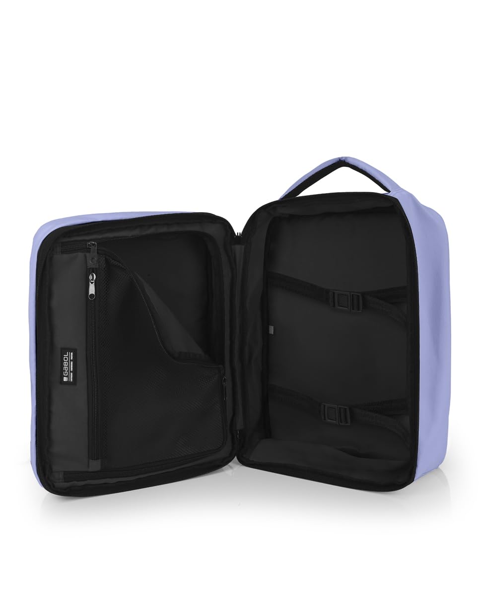 Gabol - Mochila Underseat 40x30x20/24 cm para Avión Vancouver 28,8L con Compartimento para Portátil 15,6” - Equipaje de Mano Bajo Asiento Ligero y Resistente al Agua