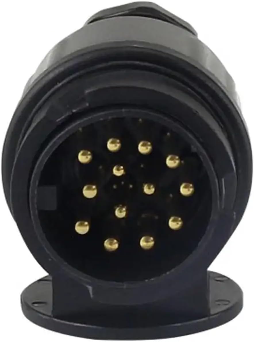 Trailer Hitches, 12V 13 Pin Trailer 13 Pole Electrical Caravan Wiring Connector Towing Bar Socket Adapter Car Truck RV Accessories