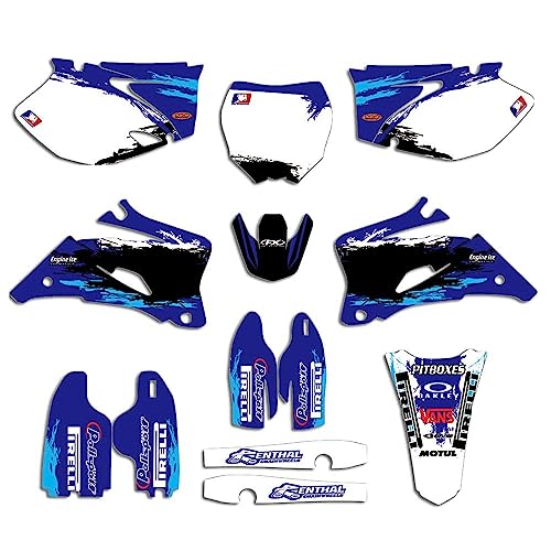 ENARUI Kit Deco Autocollant Stickers pour Yamaha 250 450 YZF YZ250F YZ450F 2006 2007 2008 2009