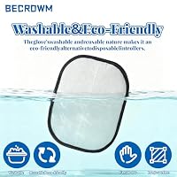 BECROWM Pet Hair Removal Glove for Dogs & Cats – Reusable Electrostatic Magic Brush Remover Tool for Clothing, Couch, Carpet & Car Seat – Design for Efficient Pet Hair Removal — image 4