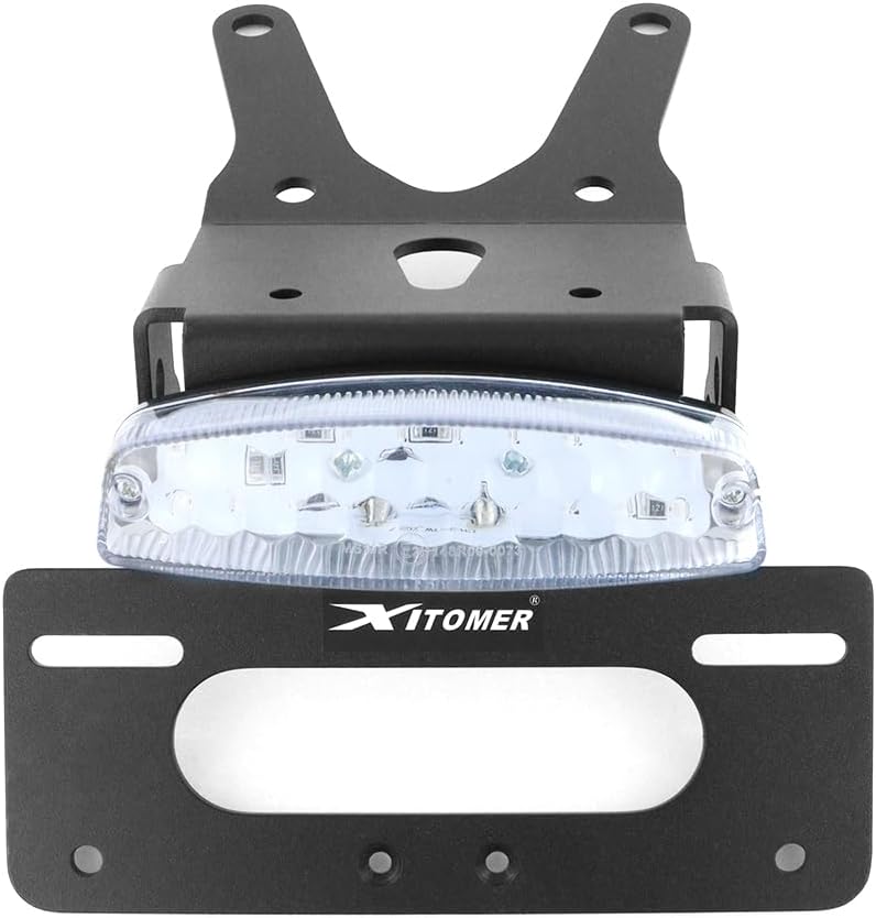 Xitomer Aftermarket Fender Eliminator Fit For CRF250L /M 2013 2014 2015 2016 Tail Tidy,Compatible with Aftermarket Blinkers, with LED Tail light/License Plate Light(Clear)