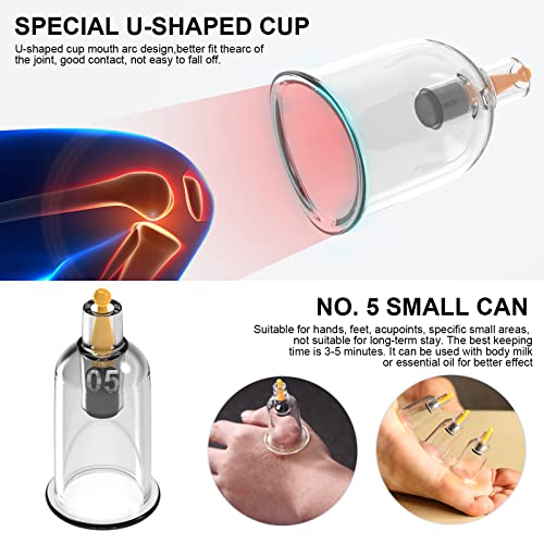 Svnteak Cupping Set, Cupping Therapy Sets 20 Cups With Pump Suction Cupping Kit For Body Cellulite Muscle Back Massage, Pain Relief, Physical Therapy, Chinese Cupping Kit #TOP4