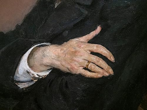 Lienzo de Pavel Tretyakov obra de Ilya Repin impresión de alta definición en formato 58x90cm