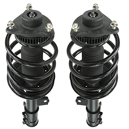 Image of TRQ Front Driver and Passenger Side Strut and Spring Assembly Set Loaded | For 10-13 Kia Forte 10-13 Forte Koup