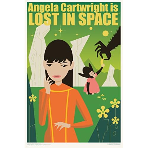 Angela Cartwright is Lost In Space by Juan Ortiz Art Print Poster 12x18