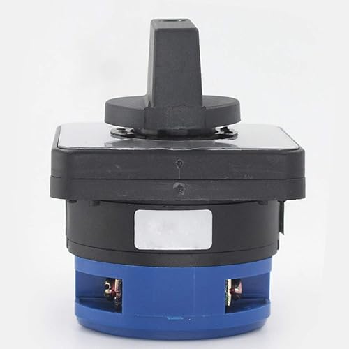 Miniatura 8 de Interruptor selector de cambio universal, interruptor de transferencia de energía, 3 posiciones 4 terminales, LW26-201 220V 20A Motor, Generadores