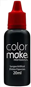 Sangue Falso Artificial Colormake Profissional 20ml, Para Halloween e Efeitos Especiais Maquiagem Halloween Maquiagem Assustadora Halloween Ferida Machucado Queimadura Sangue FalsoSangue Artificial Falso Realista Machucado Maquiagem Assustadora Halloween Bruxa
