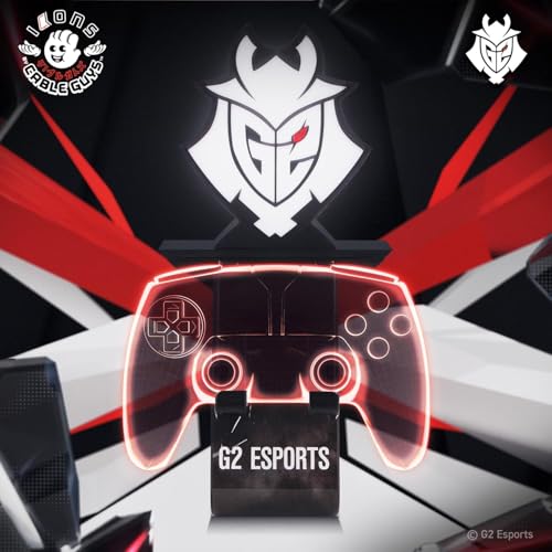 Soporte Light Up Ikon G2 Esports Samurai de carga con cable tipo C 8