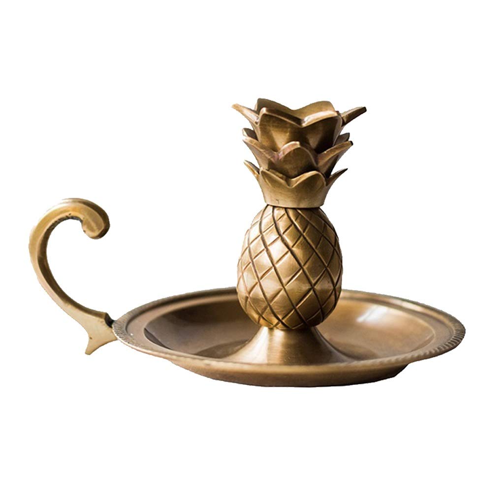 Candleholders Candle Holders Brass Handmade Candle Holder Hamster Candle Holder Home Desktop Decorations Candle Sconces Candlestick Holders (Color : Brass, Size : 15.59.513cm)