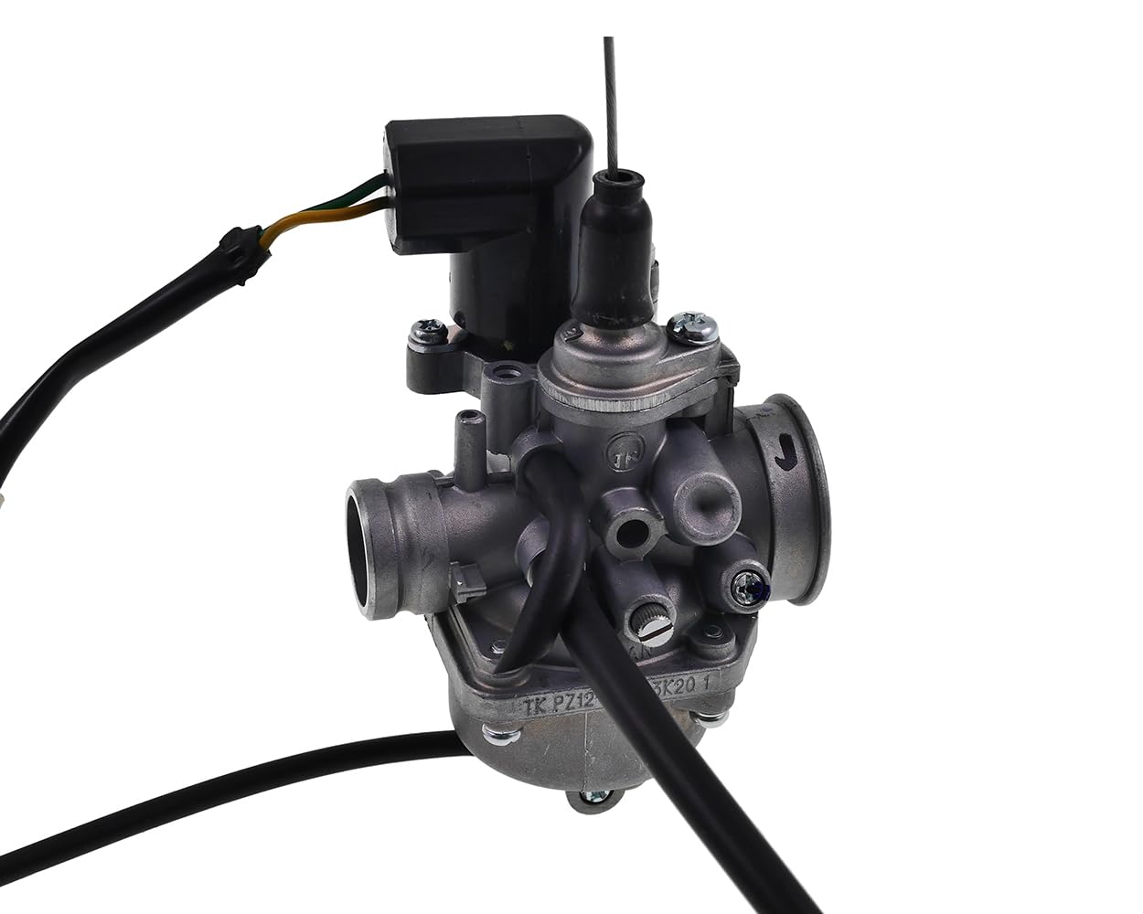 Vergaser Ersatz 12mm Peugeot liegend Ersatzvergaser kompatibel mit Peugeot Speedfight 3, Ludix