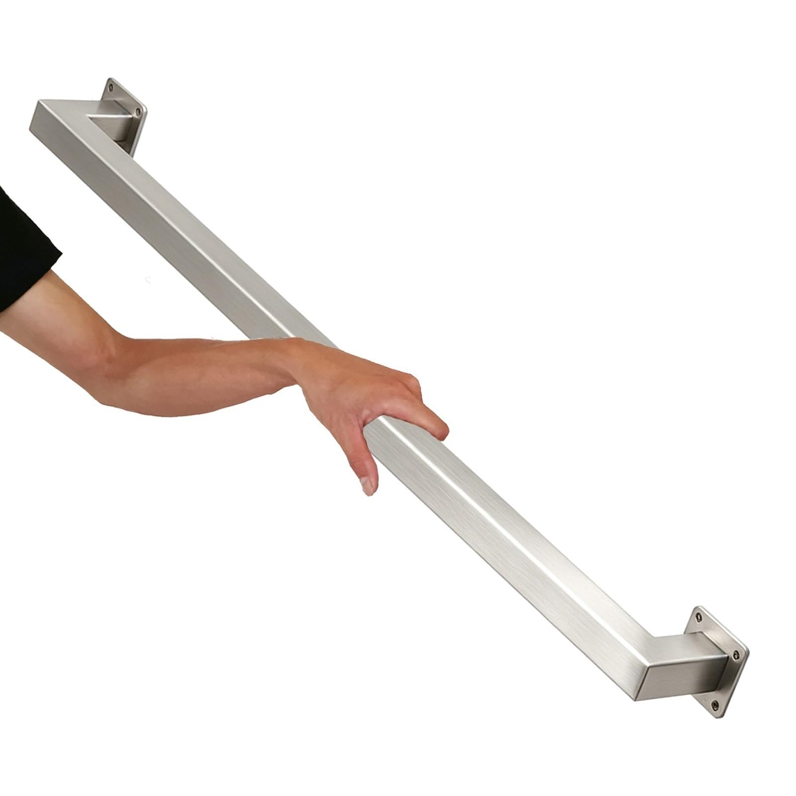 Junvstor Stainless Steel Stair Handrail For Wall Mounted Modern Stairs Banister 60cm 150cm 1.8m 2m 240cm 300cm 450cm Stairway Railing | Hand Rails for Indoor Stairs & Outdoor Steps(2.6ft/80cm)