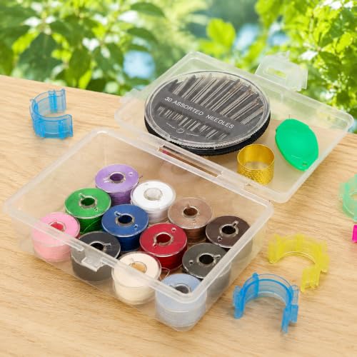 SiaBiced Effortless Stitching: Prewound Bobbins with Polyester…