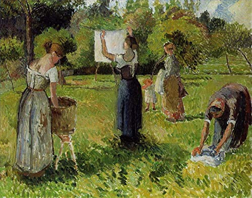 Peinture Camille Pissarro Eragny cadeau idéal pour passionné d'art