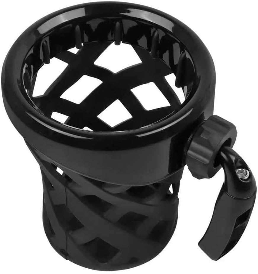 Universal Motorcycle Cup Holder, Drink Holder, Handlebar Mount, Fits for Harley Davidson Touring Road King/Glide, Dyna, Fat Boy, Sportster, Honda Goldwing GL1800 (4.1-inch)