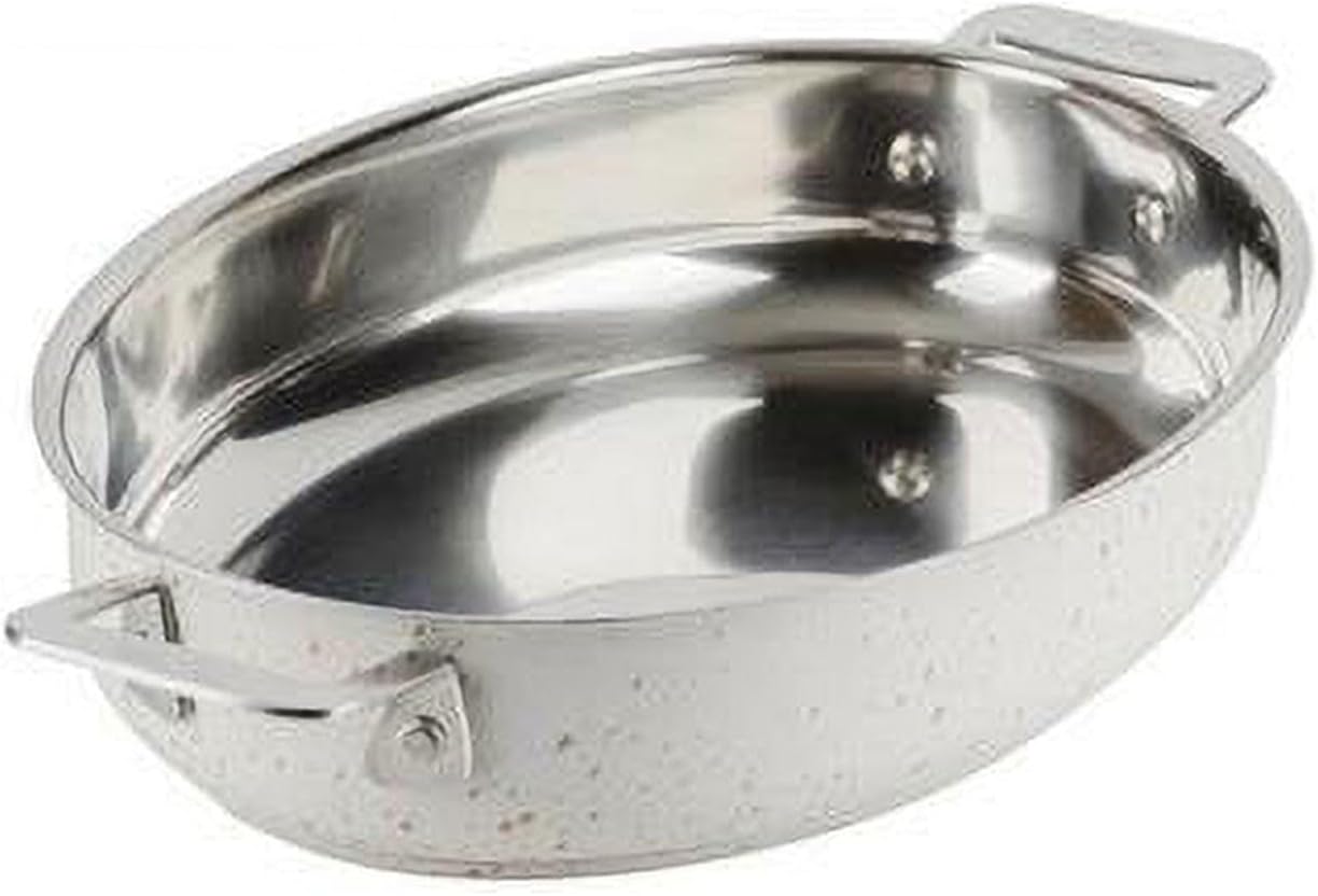 12 in. Hotstone Desert Cucina Oval Au Gratin - Induction Bottom