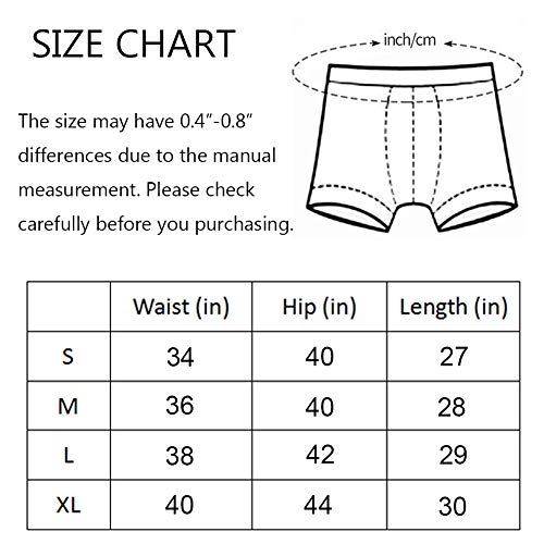 Suabo Superhero Mens Underwear Polyester Boxer Briefs 1 Pack Mens Boxers For Valentines L #TOP5