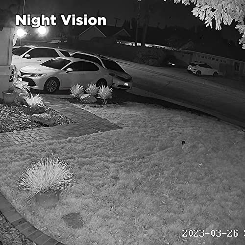 Panoob Security Camera Outdoor/Indoor, 6Mp Poe Ip Dome Surveillance Camera With Mic/Audio,Ai Persion/Vehicle Detection, 2.8Mm Lens 110°Wide Angle, Ip67 Weatherproof, 100Ft Ir Night Vision, Pd93A-6M #TOP2