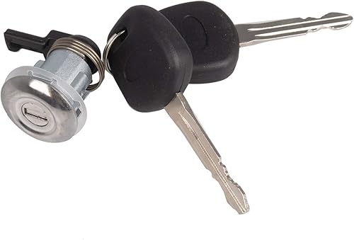 Juego de llaves y cilindro de bloqueo de tapa de llenado de combustible compatible con Tacoma 1995-2004 Tundra 2000 2001 2002 2003# 69058-35140