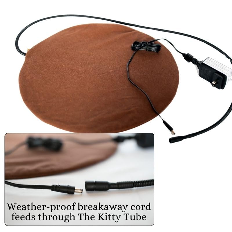 The Kitty Tube Safe Coussin chauffant basse tension pour animal domestique
