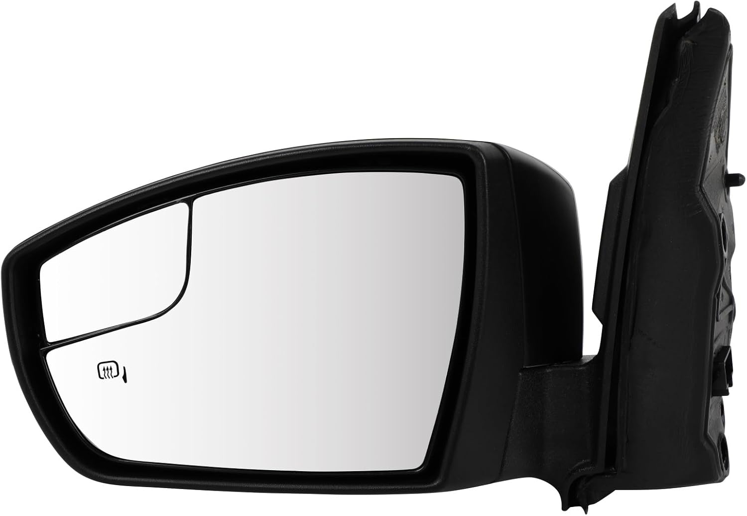 SCITOO Driver Side View Mirror Compatible with 2013-2016 For Ford For ESCAPE Power; Heated; w/o BLIS; w/Signal Lamp; w/Cover; PTM; Black Left Outside Exterior Mirror FO1320437 CJ5Z17683EA-PFM