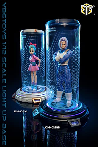86TOYS KH-02B 1/12 Base Light Up Figure Accessoires Support noir 6 pouces