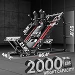 RitFit Gazelle Pro 3 in 1 Leg Press and Hack Squat Machine - High-Tensile Steel Leg Press Machine, 2000 lbs Capacity, Adjustable Angles, Hack Squat Machine with Weight Storage - Image 2