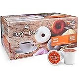 Day To Day Coffee Pods, Compatible with Keurig 2.0 Brewers, Box of 120 Count Donut Blend Medium...