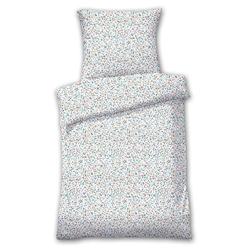 Dyckhoff Weichfrottier Bettwäsche Ambra Koralle-Silber