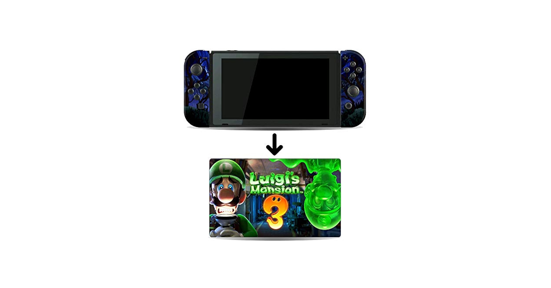 Amazon.com: Luigi's Mansion 3 Game Skin Compatible with
