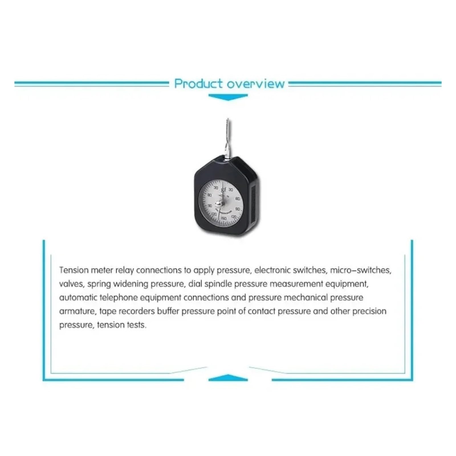 Krachtmeter PCE-FM, Voor Trek- En Drukspanning, Tot 200 N, Met Meetcel Iso Certificaat 307287